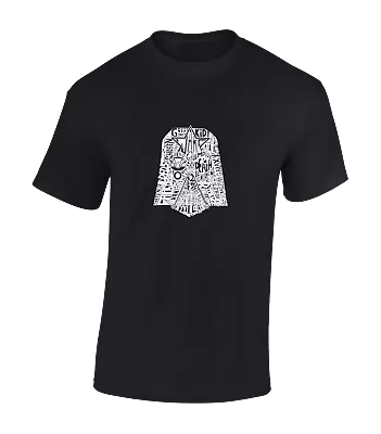 Buy Darth Words Mens T Shirt Star Trooper Storm Wars Jedi Retro Fashion Top New • 8.99£