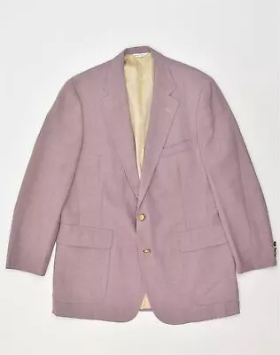 Buy CHAPS RALPH LAUREN Mens 2 Button Blazer Jacket UK 38 Medium Pink YX05 • 39.30£