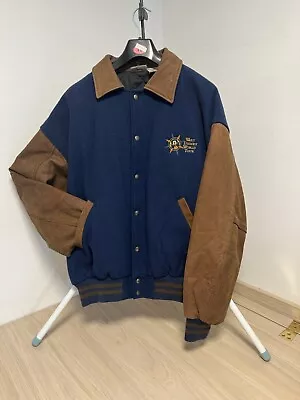 Buy Rare Embroidered Mens Walt Disney World Tour Varsity Jacket Size L Good  • 20£