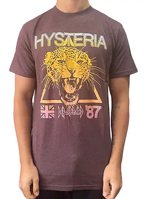 Buy Def Leppard HYSTERIA WORLD TOUR Official Unisex T Shirt Brand New Various Sizes • 12.79£