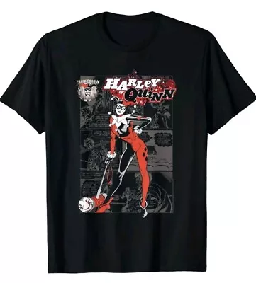 Buy Justice League Harley Quinn Comic Page T-Shirt Size Small Bnwt • 5£