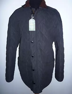Buy New PETER CHRISTIAN Weatherwear Quilted Field Jacket Black Coat Men's 3XL • 39.99£