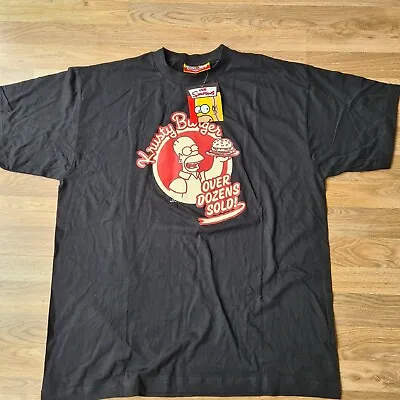 Buy The Simpsons 2005 T Shirt Homer Krusty Burger Large • 16.99£