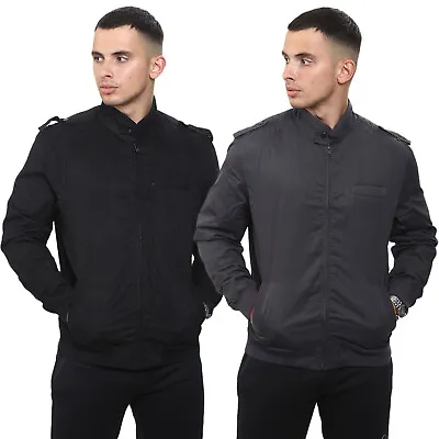 Buy Mens Lightweight Jacket Casual Full Zip Multi Pockets Cotton Coat Size S To 2XL • 17.99£
