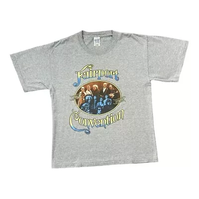 Buy Vintage FAIRPORT CONVENTION Cropredy Festival 2002 Folk Rock Band T-Shirt Large • 20£