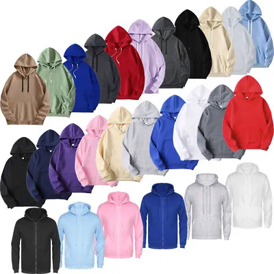 Buy UK Mens Casual Hoodies Pullover Long Sleeve Sweatshirt Top Loose Fit Oversized • 21.89£