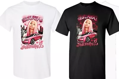 Buy Pink Friday Tour T Shirt Nicki Minaj Kids & Adults Black Or White • 15.99£