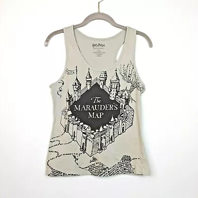 Buy HARRY POTTER The Marauder's Map Tank Top Women's Size Small Glow In The Dark • 9.45£