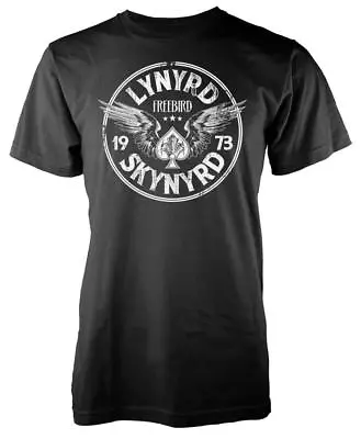 Buy Lynyrd Skynyrd T Shirt Free Bird 73 Wings Official Licensed Black Rock Merch NEW • 15.90£