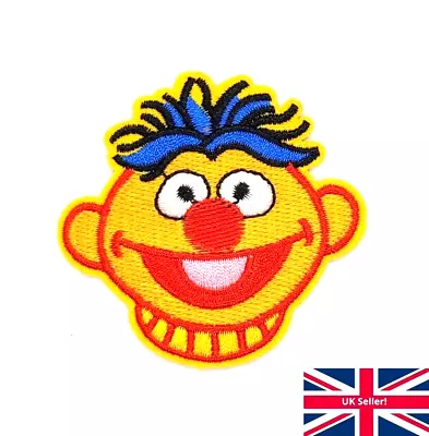 Buy ERNIE Iron Sew On Patch Muppet Sesame Street Badge T Shirt Jeans Kids Patches UK • 2.39£