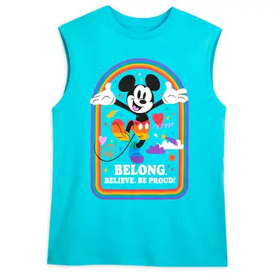 Buy Disney Store Mickey Mouse Pride Tank Top - Belong Believe Be Proud - Small -BNWT • 16.99£