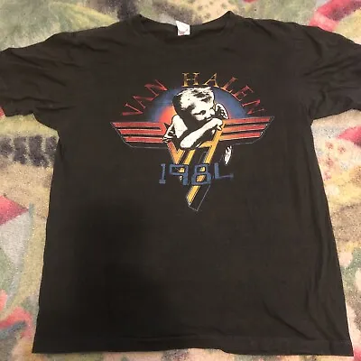 Buy Van Halen 1984 T Shirt Used Retro Vintage Slim Fit • 9.99£