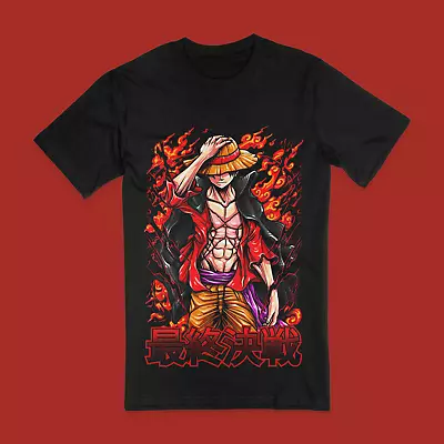 Buy One Piece Anime T Shirt Monkey D Luffy One Piece Manga T Shirt Gift • 11.99£