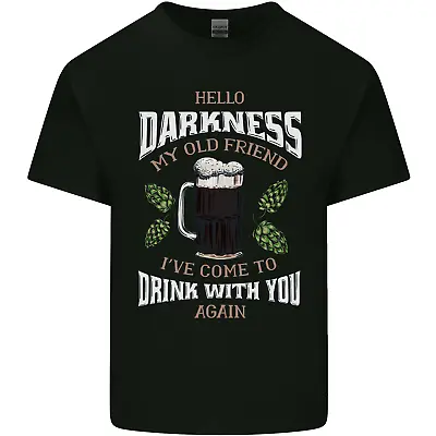 Buy Hello Darkness My Old Friend Funny Guinness Mens Cotton T-Shirt Tee Top • 8.75£