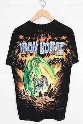 Buy Vintage Iron Horse Saloon 1995 Bike Week All Over Single Stitch T-Shirt (M-L) • 149.86£