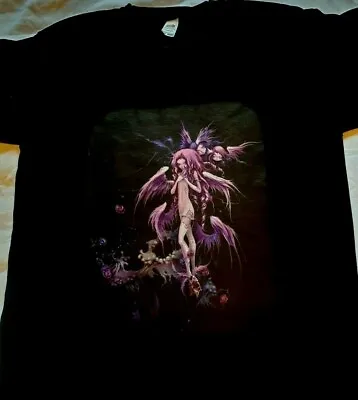 Buy Beautiful Women's Fairy T-shirt Purple Cheeky Fairy White Shift Little Friends • 16.99£