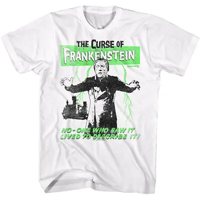 Buy Hammer Horror The Curse Of Frankenstein Movie Men's T Shirt • 47.09£