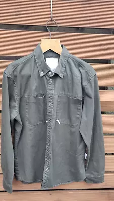 Buy Humor Worker CHORE Utility Work Shirt Jacket Grey Twill Large • 19.99£