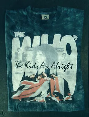 Buy THE WHO T-Shirt 'The Kids Are Alright' Tie Dye By Liquid Blue (L) 90's Retro • 84.99£