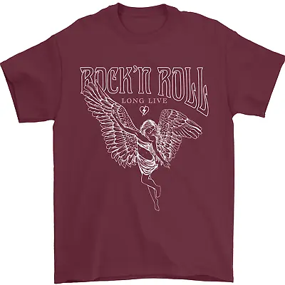 Buy Rock N Roll Angel Mens T-Shirt 100% Cotton • 7.99£