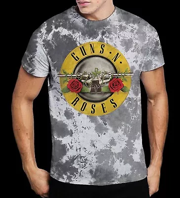 Buy Guns N' Roses Classic Logo Wash Collection T-Shirt OFFICIAL GUNS N' ROSES MERCH • 15.75£