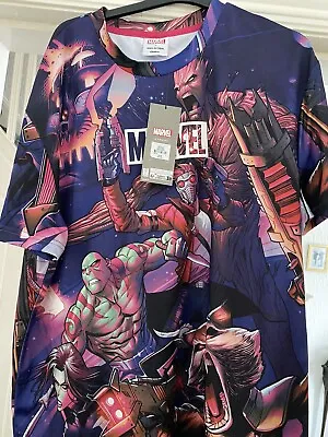 Buy Guardians Of The Galaxy Licensed  Double Sided  Large  Tee Short • 13£