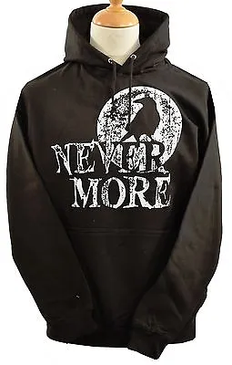 Buy Unisex Warm Hoodie Hoody Edgar Allan Poe Raven Nevermore Goth Halloween S-5xl • 34.50£