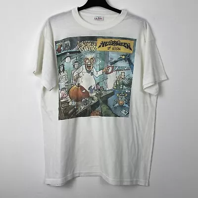 Buy Helloween Dr Stein Tour 80s 90s Rare Vintage Band T-Shirt XL • 35£
