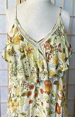 Buy Spell And The Gypsy Sayulita Yellow Strappy Dress Excellent Preowned Small S • 39.37£