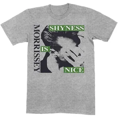 Buy Officially Licensed Morrissey Shyness Is Nice Mens Grey T Shirt Classic Tee • 14.50£