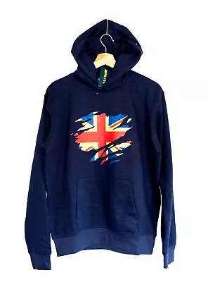 Buy Vintage Designer Hoodies With Union Jack Flag Unisex Men Women Boy Girl Gifts UK • 19.95£
