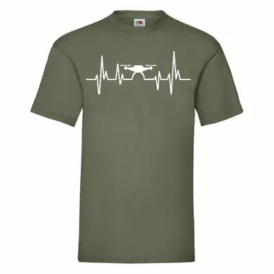 Buy Drone Heartbeat T Shirt Small-2XL • 11.49£