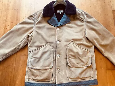 Buy Vintage Georgio Armani , Armani Jeans , Suede Rancher Style Jacket Size Large • 130£