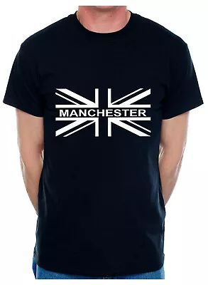 Buy Personalised Mens T-Shirt Union Jack Manchester Any Town City Of Your Choice • 9.99£