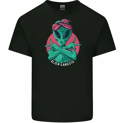 Buy Alien Gangsta Men's Funny T-Shirt Gangster UFO Rap Music • 9.50£