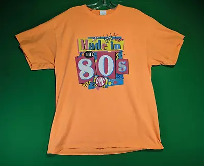 Buy Made In The 80's Women's Large Orange T-Shirt • 5.70£