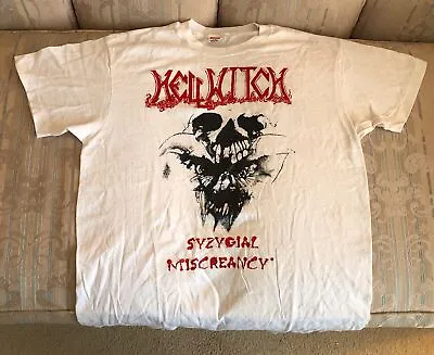 Buy Vintage 90’s Hellwitch T Shirt L Deicide Slayer Obituary Bolt Thrower Venom • 94.51£