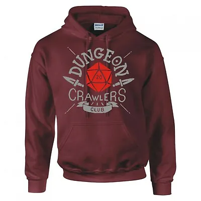 Buy Inspired By Dungeons & Dragons  Dungeon Crawlers Club  Hoodie • 21.99£