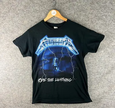 Buy Metallica Shirt Mens Medium Black Ride The Lightning 2017 Official Licensing • 16.99£