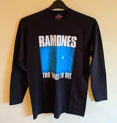 Buy New! Ramones Black Too Tough To Die T-shirt - Small - Long Sleeve Punk Rock Joey • 24.99£