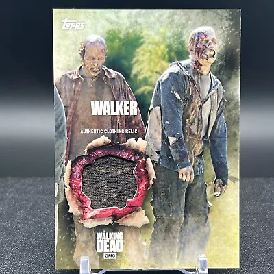 Buy Duo Walker Authentic Clothing Relic Walking Dead Season 5 Topps Card #D • 6.62£