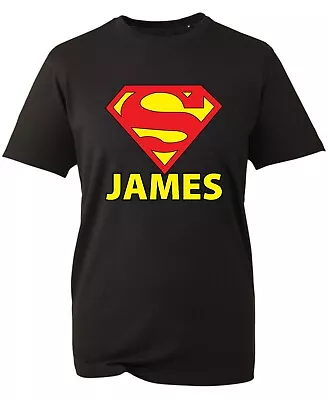 Buy Personalised Super Dad T-Shirt Father Day Birthday Gift Superhero Unisex Top • 11.99£