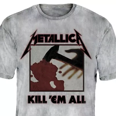Buy Official Licensed T-Shirt TD Metallica Kill 'Em All Stamp Rockwear • 47.25£