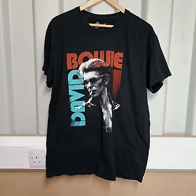 Buy David Bowie Mens Unisex T-Shirt Top Black Size S Small Graphic 100%  Cotton • 9£