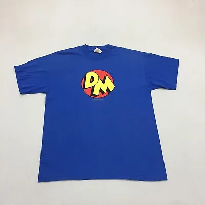 Buy Vintage 2002 Danger Mouse T-Shirt Mens Large Tee Blue Graphic (L) • 14.99£