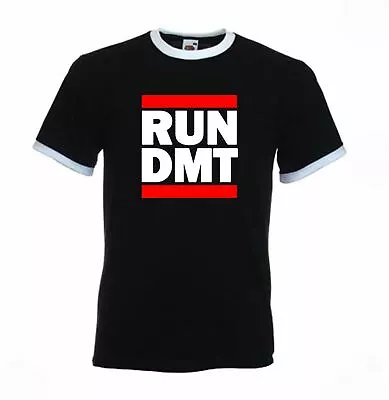 Buy Run DMT Drug Psychedelic Contrast Ringer T-Shirt • 12.95£