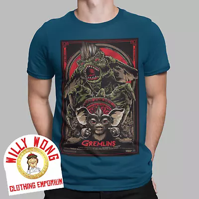 Buy Gremlins T-shirt Mogwai Gizmo Movie Retro Classic Vintage Hero Gamer Uk Horror • 11.36£