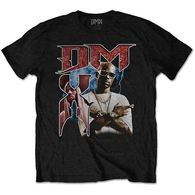 Buy DMX  - Unisex T- Shirt -    Bootleg Red  -  Black  Cotton  • 16.99£