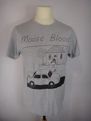 Buy Moose Blood Band T Shirt Medium Grey Moving Home Emo Graphic Gildan  • 25.19£