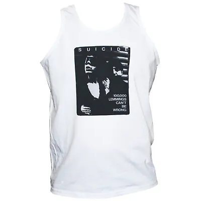 Buy Suicide Electro Punk Alternative Rock T-shirt Vest Top Unisex Sleeveless • 13.85£